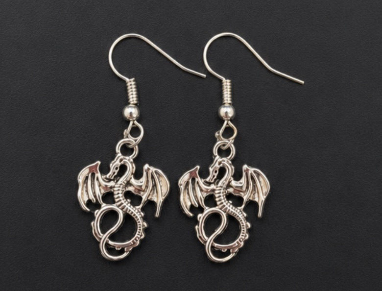 Game of thrones dragon earrings