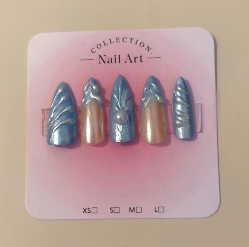 blue pearl nail set