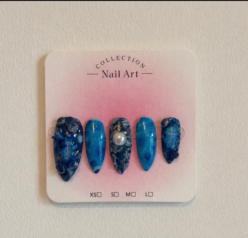 deep ocean press on nail set