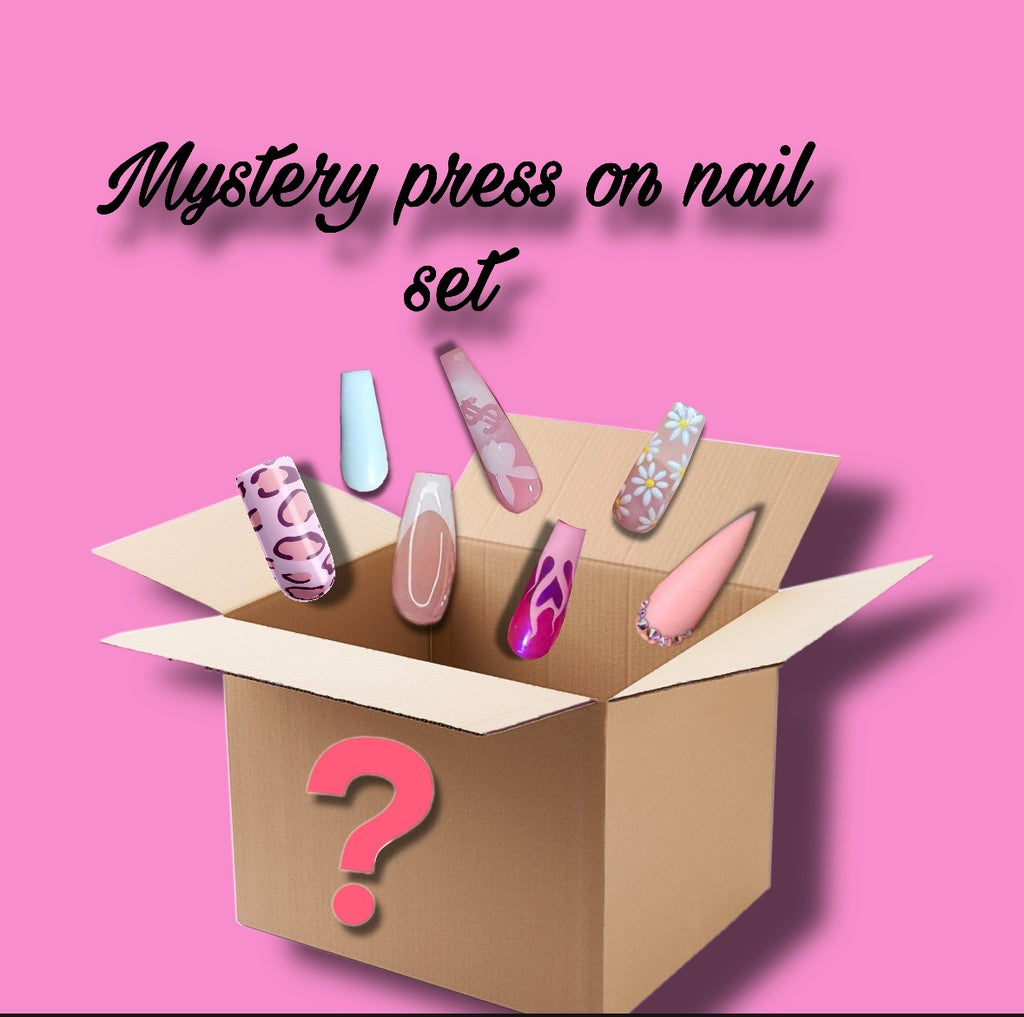 mystery press on nail set